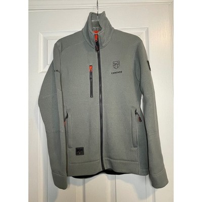 Helly Hansen Workwear Polartec Women's Fleece Jacket XS Gray Full Zip Cascade