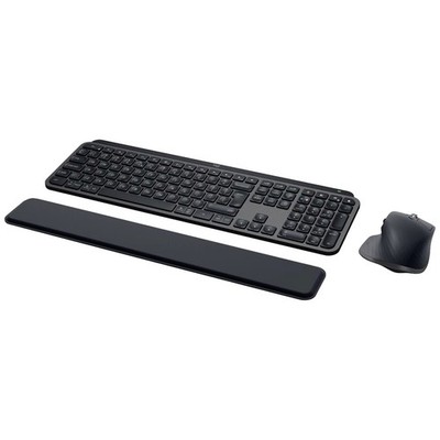 Logitech MX Keys S Combo Bluetooth  Tastatur, Maus-Set Beleuchtet, Ergonomisc...