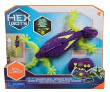 Hex Bots Glowing Wall Climber Crawler Purple Gecko Remote Controlled Glows New