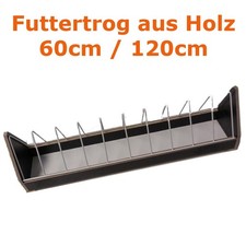 Trogolo per polli mangiatoia piccioni polli nani trogolo per pollame in legno 60 cm 120 cm polli