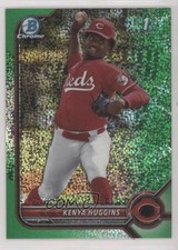 2022 Bowman Draft Chrome Green Sparkle Refractor 3/99 Kenya Huggins #BDC-140 7m3