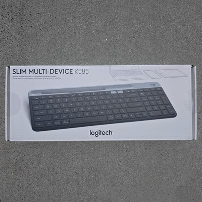 Logitech K585 Multi-Device Slim Wireless Keyboard Graphite 920-011479