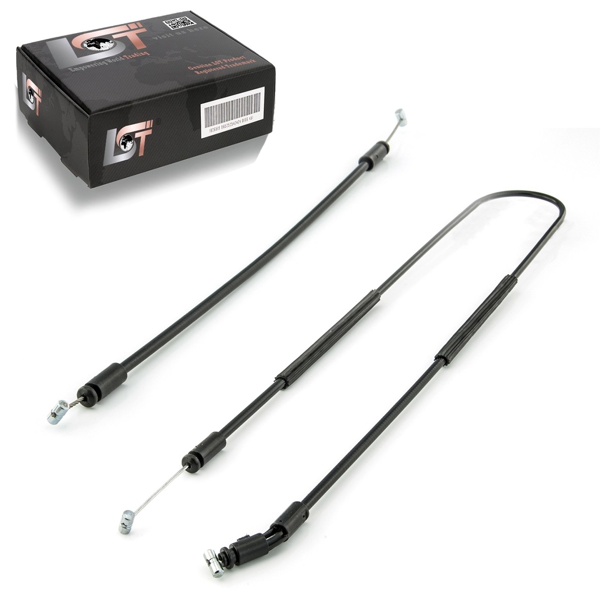 2X Cable Bowden Cable Door Lock Tailgate Rear For Renault Kangoo Express