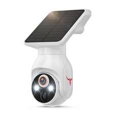 1080p Security Camera Wireless with Solar Panel, AI Human Detection, 2-Way Au...