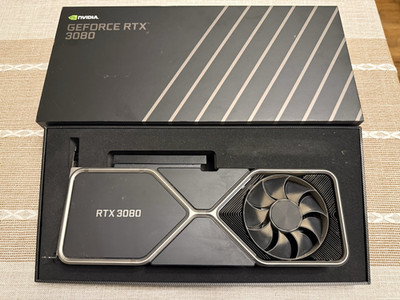 NVIDIA GeForce RTX 3080 Founders Edition 10GB GDDR6X Graphics Card