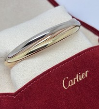 Cartier Trinity Ladies Bangle 18k Yellow Rose White Size 17 2026 Cartier Service