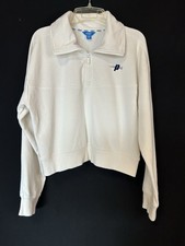 Prince Pickleball Women's 1/4 Zip Cream Color French Terry Sweatshirt XL
