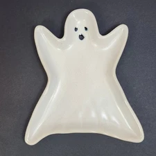 Pottery Barn GUS THE GHOST Small Dish Serving Tray Snack Plate 6.5 x 5.75 NWT