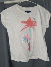 GapKids Youth Girls Novelty T-shirt Featuring Palm Trees  Sun Size S 6-7 