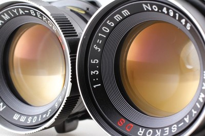 Exc+5 ] Mamiya Sekor DS 105mm F/3.5 Lens for C330 C220 From JAPAN