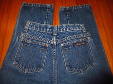 Calvin Klein Jeans Women's juniors Sz 3 Straight Leg 1980's Vintage 23" x 28"