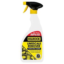 KILROCK LIMESCALE REMOVER POWER SPRAY CLEANER 750ML *50% EXTRA FREE* 13.32 per litre
