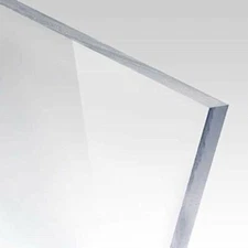 1/4" (6mm) Clear Polycarbonate Lexan Sheet 12" x 12" AZM New 