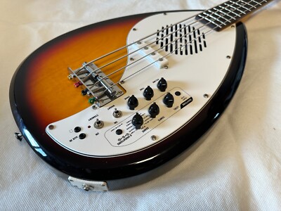 VOX APACHE-1B Tear Drop Electric Travel Bass 3-Tone Sunburst