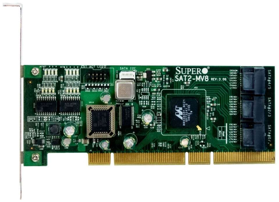 Controller Raid Supermicro SAT2-MV8 Pci-X 8xSATA Raid 3Gbps - Image 2 of 2