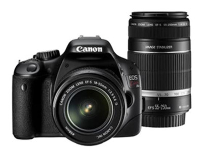 Canon✴kiss x4 Canon Digital SLR Camera EOS Kiss X4 Double Zoom Kit KISSX4-WKIT