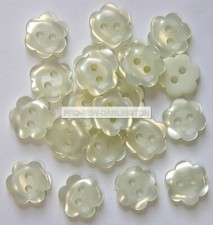 Baby Flower Buttons ( Choice Of Size & Quantity & Colour ) Knitting Cardigans