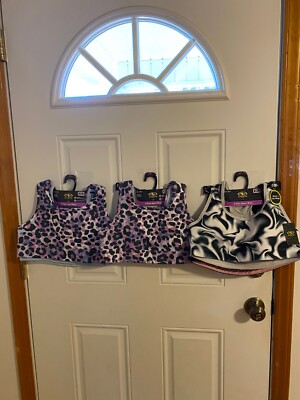 BRAND NEW LOT OF 6 GIRL'S SIZE XXL ATHLETIC WORKS SPORTS BRAS BAND SIZE 38