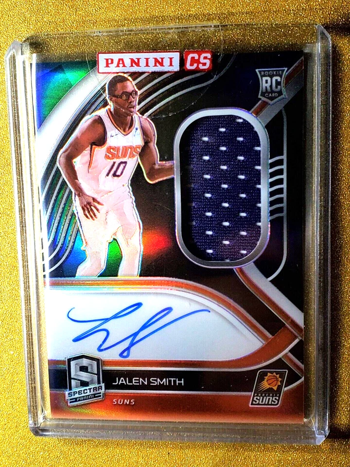 2020-21 Panini Spectra JALEN SMITH Rookie Auto Patch /149 Silver Prizm RC #202 - Image 2 of 4