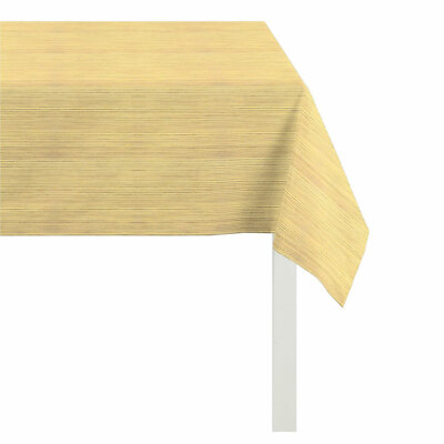Tischdecke Apelt 4503 strohgelb (25) 140 x 250 cm unifarbene Ripsmuster