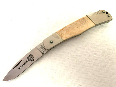 PARKER CUT. CO. WOLF HEAD LOCK-BACK JAPAN MINT