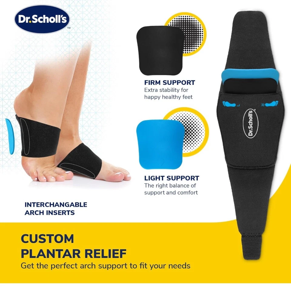 Dr. Scholl’s Plantar Orthotic Arch Sleeve One Size Fits Most with Inserts  - Image 4 of 4