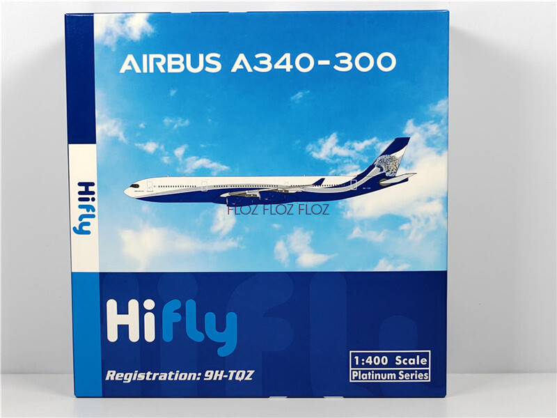 Phoenix Hi Fly for Airbus A340-300 9H-TQZ 1:400 Aircraft Pre Phoenix Hi Fly for Airbus A340-300 9H-TQZ 1:400 Aircraft Pre