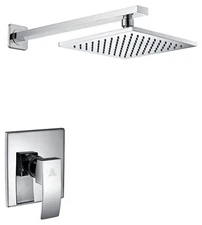 Viace 8 in. Fixed Showerhead, 1-Spray in Polished Chrome