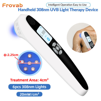 Medical 308nm Excimer UV Light Therapy Device for Skin Deseases Treatment 6Diode