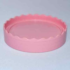 Vintage 1987 Fisher Price Fun With Food Wedding Cake Pink Frosting Layer 0301  