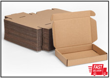MEBRUDY 6x4x1 Inches Shipping Boxes Pack Of 50, Small Corrugated Cardboard Box