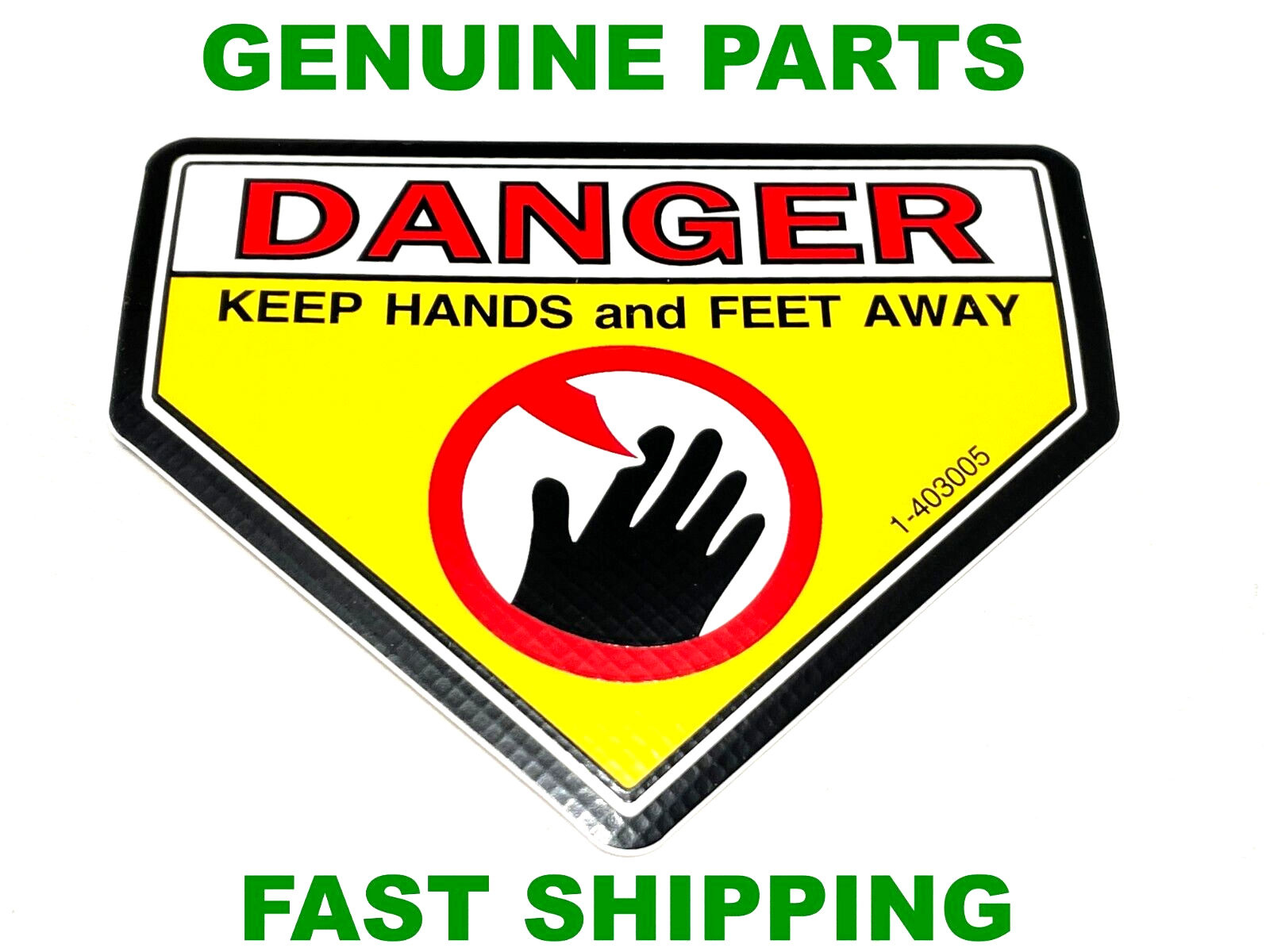 EXMARK TORO DANGER DECAL STICKER LAZER Z AC AS CT DS SD + MORE 1403005