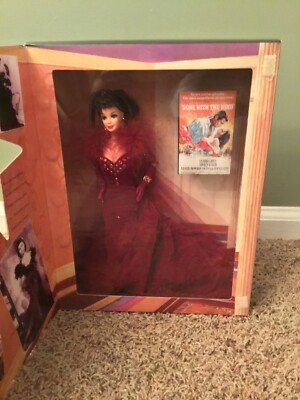 1994 Mattel Gone with the Wind Scarlet O Hara Red Dress Barbie Doll