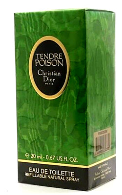 ❤️TENDRE POISON DIOR,0.67oz.20 ml,REFILLABLE,Vintage 1994,sealed