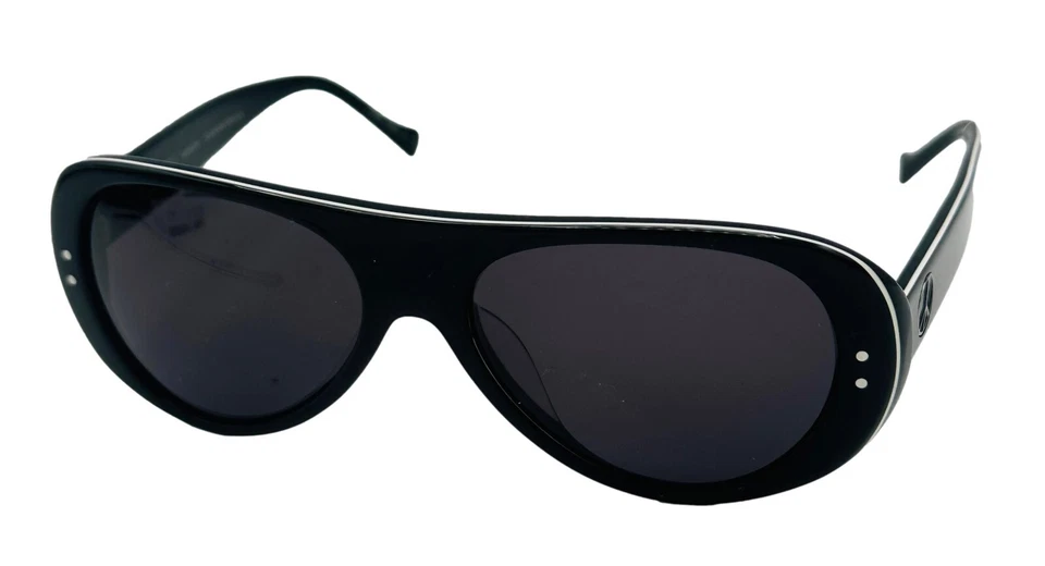 Lucky Brand Unisex Black Plastic Aviator Sunglass, Smoke Lens Acoustic - Image 2 of 4