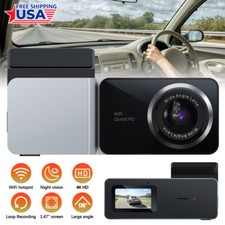 WiFi Car HD 4K driving recorder With Night Vision 170 degrees 128G GPS locator