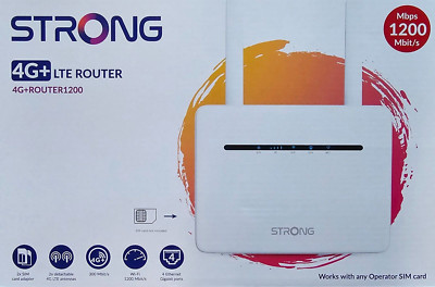 STRONG WLAN 4G 3G Router 2.4/5GHz bis zu 300/867 Mbit/s LTE 4x RJ45 GLAN WPS OVP