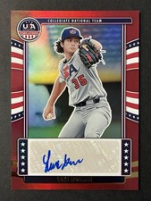2024 Panini Stars and Stripes - (Luke Holman) Red Auto (44/49) Reds