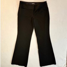 Express The Editor Black Bootcut Dress Pants ...