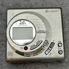 Broken Vintage Sharp MD-MT821-S Minidisc Player Japan MD - Junk For Parts
