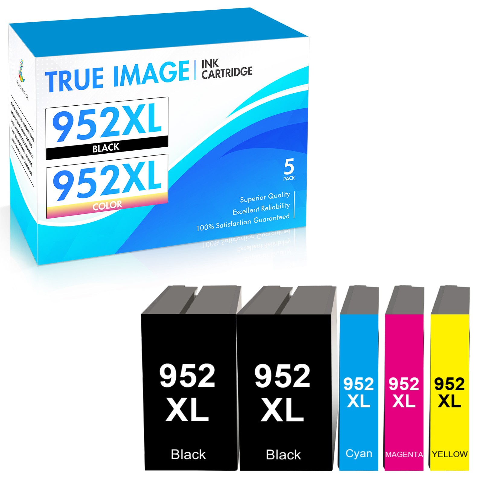 HP Officejet Pro 952XL Ink Cartridges for 8710 8210 7740 8720 8715 8216 Printers-image