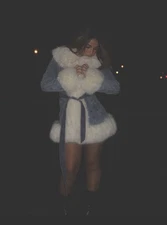 Arctic Denim Parka - Luxe Faux-Fur Winter Jacket