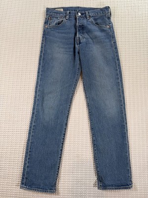Levi s 501  93 Mens Jeans W29 L30 Big E Red Tab Button Fly Medium Wash