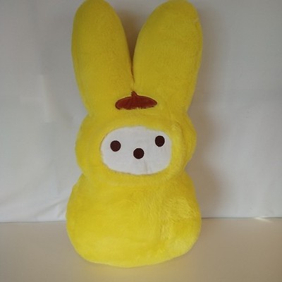 Peeps X Hello Kitty and Friends Yellow PomPomPurin Plush Bunny 18'' Easter 2025