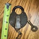 Antique Yale Navy USN Padlock W/ Key Vintage Military Equipment Lock WORKING — photo 8