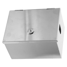 Electrical Outdoor Socket Box Lockable Stainless Steel Outlet Cover Anti-Theft C