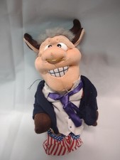 Meanies Bull Clinton Infamous Series Meanie Babies Idea Factory 1998 Plush NWT