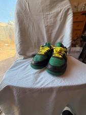 Nike Air Force 1 Low Black Green Yellow Sneak...
