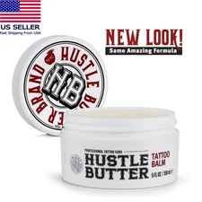 Hustle Butter Tattoo Aftercare Tattoo Balm, for New & Older Tattoos 5 Fl Oz US