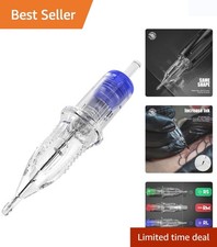 Extreme Tattoo Needles - 20PCS Disposable Round Liner Cartridges 1205RL Profe...